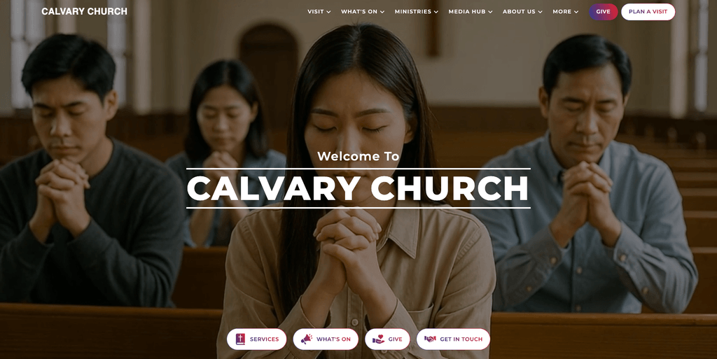 Calvary Church screenshot