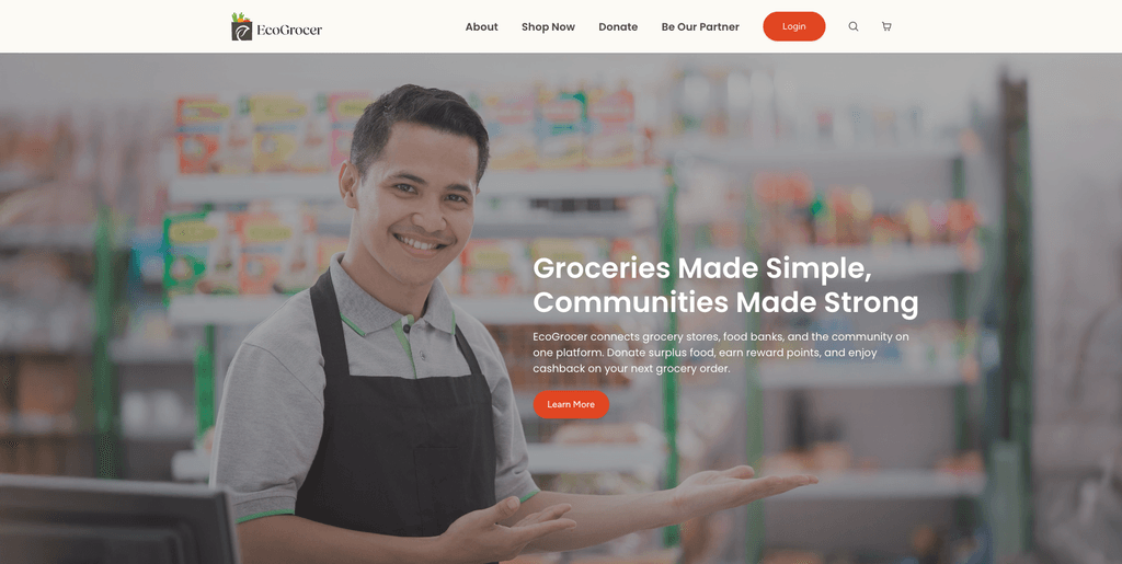 Ecogrocer screenshot